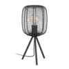 RINROE Asztali E27 1x40W fekete