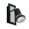 SARRIA LED-es fali GU10 1x5W fekete 1*400lm