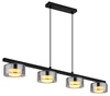 HIGGINS LED függeszték fekete 4xG53