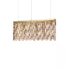 IDEAL LUX ELISIR SP6 OTTONE csillár
