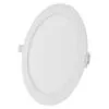 LED lámpa süllyesztett kerek 18W 1500lm IP40 WW W