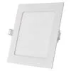 LED lámpa süllyestett négyzet 12,5W 1000lm IP40WW