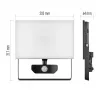 LED FÉNYV. MOZG.LAPOS 50W 4000K FK. TAMBO mozgásérzékelővel,50W, 5000lm