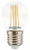 LED gömb E27 4,5W 2700K filament 470lm