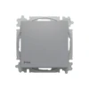 ZONI 107 betét+bill. IP44, szürke