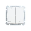 ZONI Redőnykapcs. IP44 fehér matt