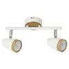 KAREN spot LED 2×4W 280lm 3000K fehér/bükk