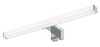 Oliro,belt.fali, LED9W, L60cm króm
