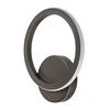 Laven fal.8W 4000K H24cm acél IP44