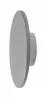 RUST kültéri fali LED 15W d22cm szürke