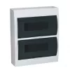 LAK.ELOSZTÓ FKIV.2X12M AJTÓVAL IP40 DB212S 2X12P/SMD falon kív.dob