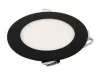 MIDEA LED panel kerek fekete 6W 3000/4000/6000K 320lm süllyesztett, anyaga: alumínium