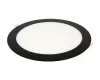 MIDEA LED panel kerek fekete 18W 3000/4000/6000K 1300lm süllyesztett, anyaga: alumínium