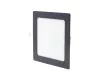 MIDEA LED panel négyzet fekete 12W 3000/4000/6000K 720lm süllyesztett,anyaga: alumínium