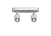 Fali spot kettes fehér 10W 3000/4000/6500K 2x345lm IP20