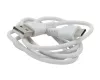 USB-A USB-C töltőkábel fehér 1m@