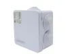 Kötődoboz 85x85x50mm falon kívüli, membrános, IP65, pattintós fedél