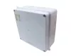 Kötődoboz 150x150x70mm falon kívüli, sima oldalú, IP65, csavaros fedél