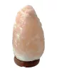 Sókristály lámpa 2-4 kg fatalpon