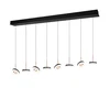 GUANO Függ. 8x8W LED 850lm k.barna
