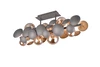 BUBBLE mennyezet lp.8 G910W -76cm