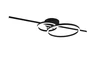 MONTILLA mennyezet lp. 1x 40W-LED ,