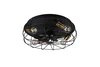 TRONDHEIM ventilátor excl.4xE27 |17@