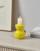Gyertyatartó 12cm citromsárga @ DATI