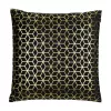 Párna 45x45cm fekete/arany Singu@