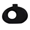 Dekor fa váza 18cm fekete Melobody@