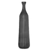 Fém váza 37cm szürke Fanambana@