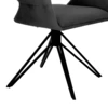 Szék 57,5x60x86cm fekete Bulacan@