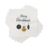Szalvéta Merry Christmas gömb20db@