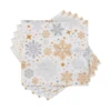 Szalvéta csillagos/hópelyhes 20db@