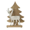 Fa rénszarvassal barna/ezüst @