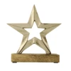 Csillag 15x5x16cm aranyszín@