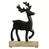 Szarvas 13x5x20cm fekete Baliguian@