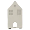 Dekor madárház 8x6x14cm krém @