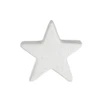 Dekor csillag 12x4x12cm fehér @