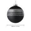Karácsonyfagömb O8cm fek/arany @