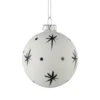 Karácsonyfagömb O8cm fehér @