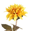 Művirág dália 66cm sárga Semporna@