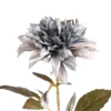 Művirág dália 66cm kék/fehér@ Semporna