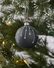Karácsonyfagömb O8cm fekete @