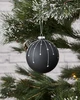 Karácsonyfagömb O10cm fekete @