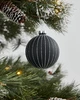 Karácsonyfagömb O8cm fekete @