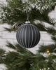 Karácsonyfagömb O10cm fekete @