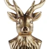Szarvas 19x15x33,5cm aranysz @