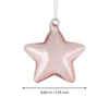 Függő csillag O8,5cm rózsaszín @