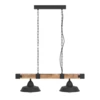 OLDBURY függeszték E27 2x60W fekete/barna@ 49684 helyett